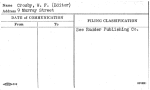 Crosby, W.F. (Editor)