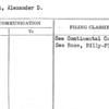 Crosett, Alexander D.