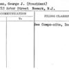 Crosman, George J. (President)