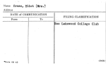 Cross, Eliot (Mrs.)