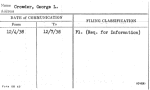 Crowder, George L.