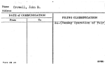 Crowell, John B.
