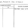 Cummings, Willard H. (Sec. & Treas.)
