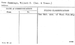 Cummings, Willard H. (Sec. & Treas.)