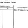 Cunningham, Florence (Miss)