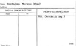 Cunningham, Florence (Miss)