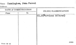 Cunningham, John Farrel