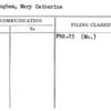 Cunningham, Mary Catherine