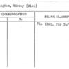 Cunningham, Mickey (Miss)