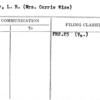 Curry, L.R. (Mrs. Carrie Wise)