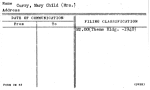 Curry, Mary Child (Mrs.)