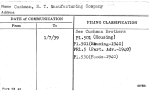 Cushman, H.T. Manufacturing Company