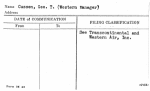 Cussen, Geo. T. (Western Manager)