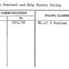 Customs Overhead and Duty Surety Policy