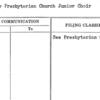 Cuyler Presbyterian Church Junior Choir