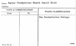 Cuyler Presbyterian Church Junior Choir