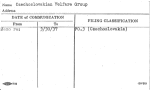 Czechoslovakian Welfare Group