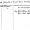 Daily Log & Attendance Record-Theme Building