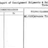 Daily Report of Consignment Shipments & Sales-Advance Tickets Sales