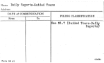 Daily Reports-Guided Tours