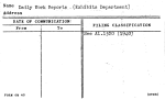 Daily Work Reports (Exhibits Department)