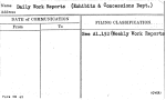 Daily Work Reports (Exhibits & Concessions Dept.)