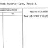 Daily Work Reports--Lyon, Frank S.