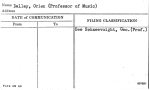 Dalley, Orien (Professor of Music)