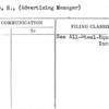 Darrow, H., (Advertising Manager)
