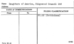 Daughters of America, Ridgewood Council 128
