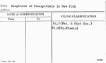 Daughters of Pennysylvania in New York