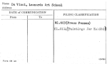 Da Vinci, Leonardo Art School