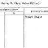 Davis, Harvey N. (Mrs. Helen Miller)