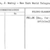 Davis, J. Murray - New York World Telegram