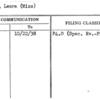 Davis, Leora (Miss)