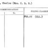 Dawes, Charles (Mrs. C.D.B.)