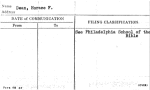 Dean, Horace F.