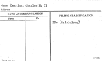 Dearing, Charles E. II