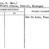 De Asis, M. (Mrs.)