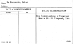De Bernardo, Peter