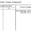 De Blasio, Thomas (Commander)