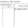 de Gees Monteior, Pedro Aurelio