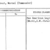DeLaurant, Marcel (Commander)