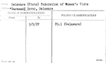 Delaware (State) Federation of Women's Clubs