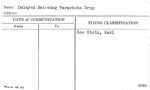 Delayed Bat-Wing Parachute Drop