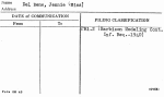 Del Bene, Jennie (Miss)