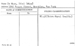 De Moss, Ethel (Miss)