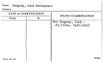 Dempsey, Jack Restaurant