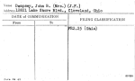 Dempsey, John B. (Mrs.) (J.F.)