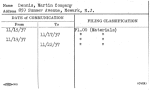 Dennis, Martin Company
